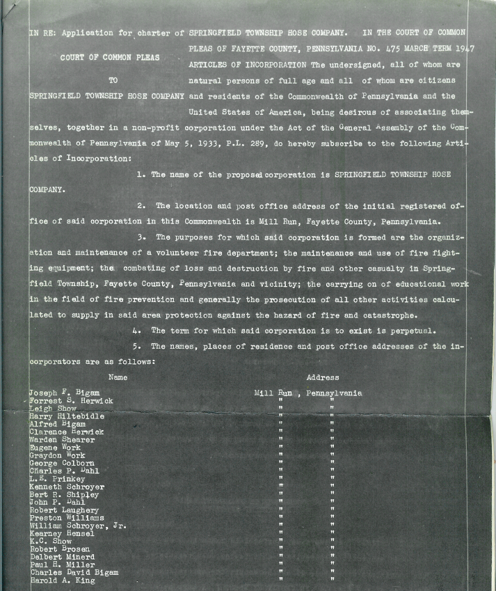 1947 Charter